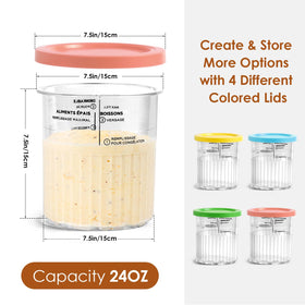 Bosizhang Creami Deluxe blue lid pint highlights durability and reuse