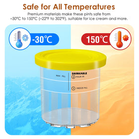 Bosizhang Creami Deluxe lid closeup demonstrates secure snap-fit design
