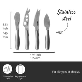 Boska spreader knife for spreadable cheeses and tasty dips.