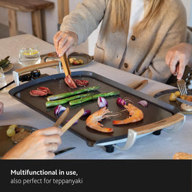 BOSKA Large Electric Griddle Pro easy cleanup after cooking.