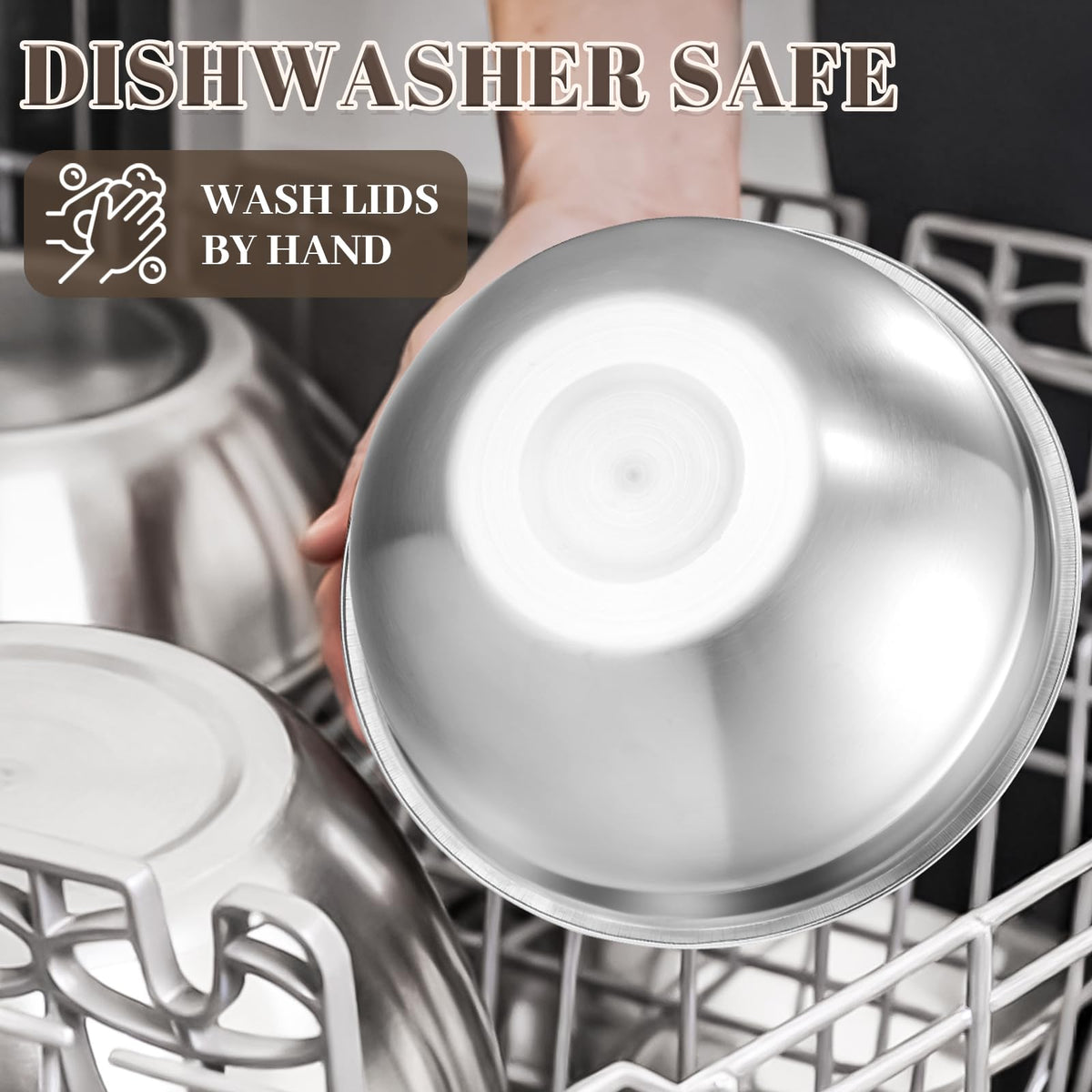 Boskermeal khaki color mixing bowls for stylish kitchen prep