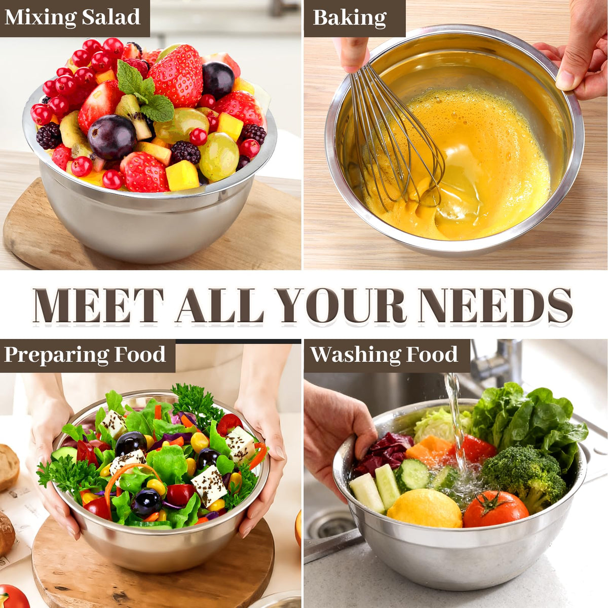 Boskermeal bowls with lids ideal for meal prep and storage