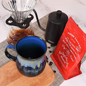 Bosmarlin ceramic mug ideal for hot or cold drinks.