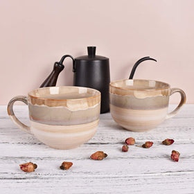 Bosmarlin stoneware mug highlighting durability and dishwasher microwave friendly use