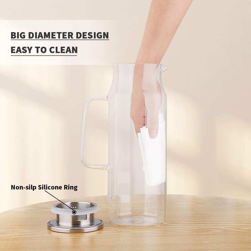 BOTTLE BOTTLE 50 oz capacity ideal for family drinks and entertaining.