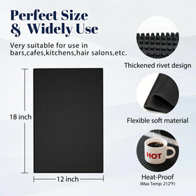 Botyboty bar mats stay flat and durable under daily bar use.