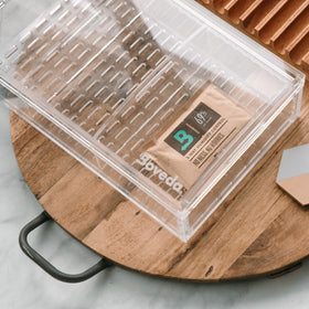 Boveda 69% pack designed for up to 25 items in storage.