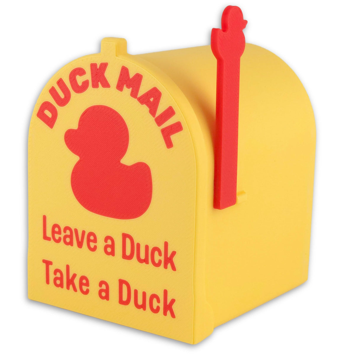 Bow to Stern Cruise Duck Mailbox Magnet on door for quick, playful cabin decor.