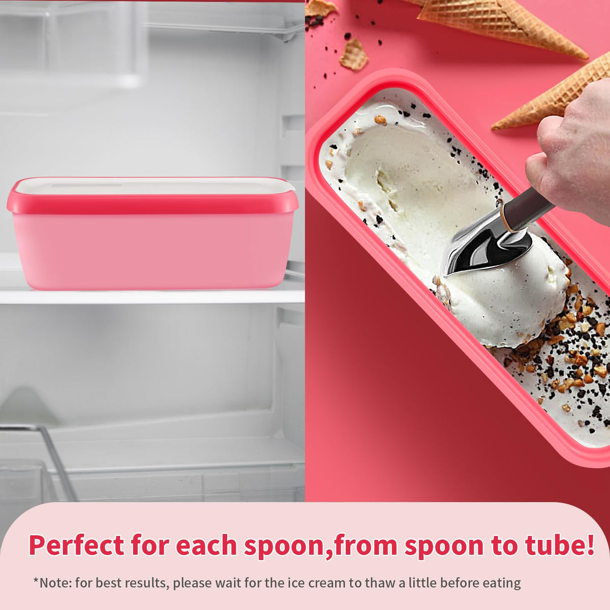 Boxdljh two-piece set keeps desserts organized and reusable