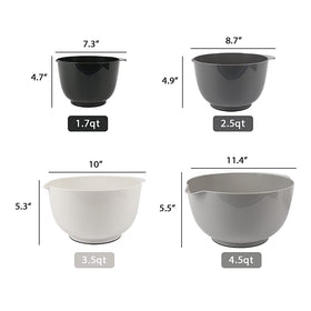 BoxedHome Classic 2.5qt mixing bowl ideal for mid-size batters and salads.