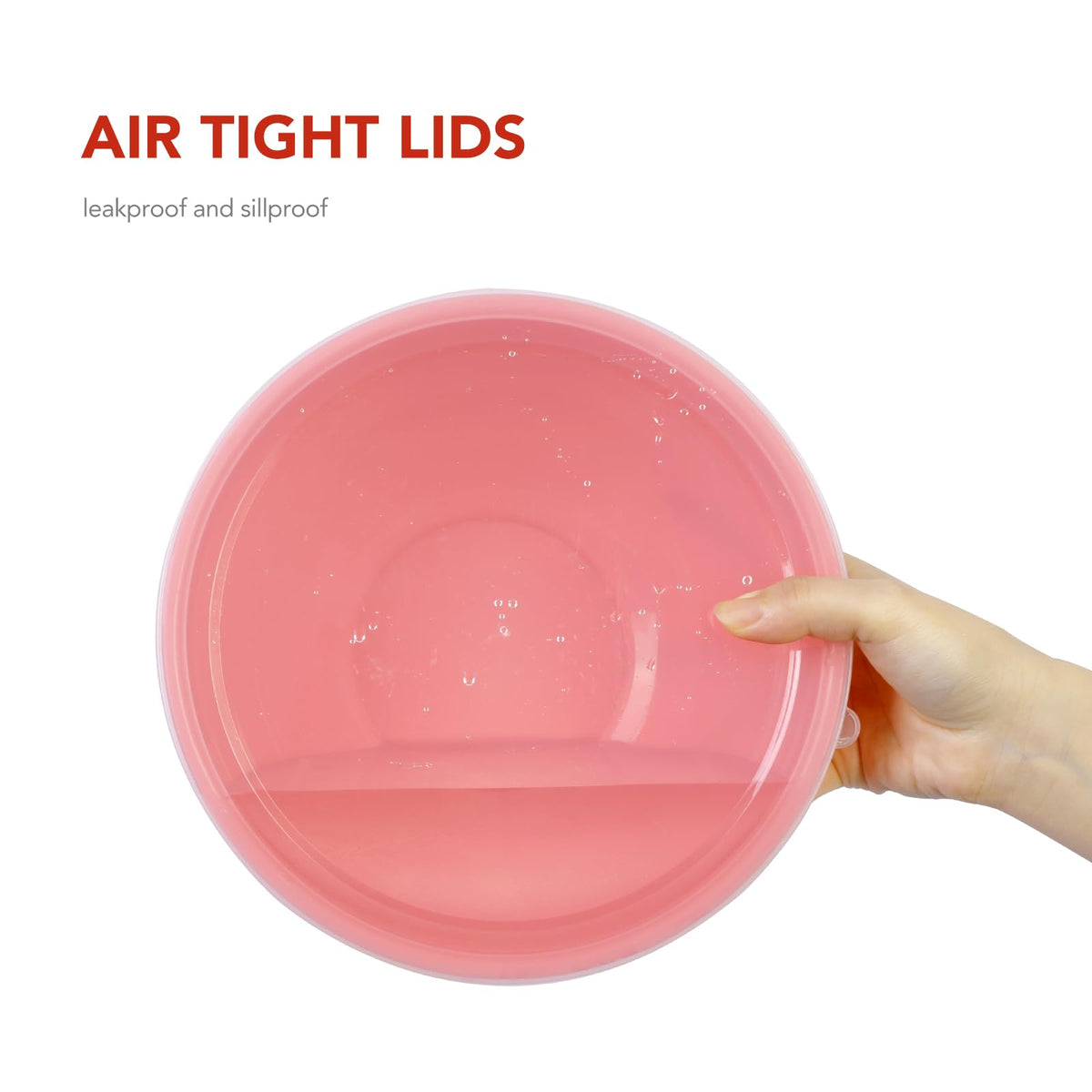 BoxedHome microwave-safe bowls with lids off for reheating
