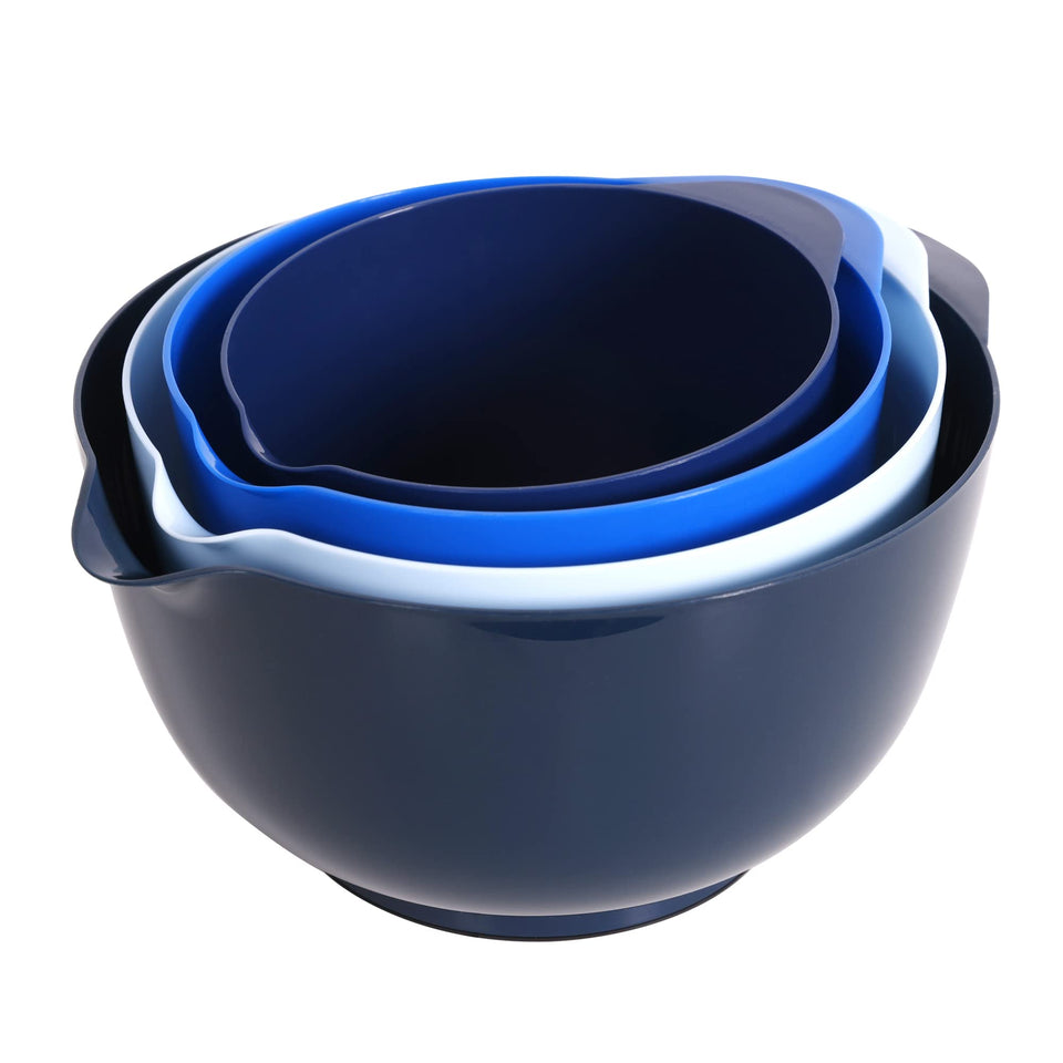 BoxedHome nesting bowl with pour spout for controlled pouring and cooking tasks