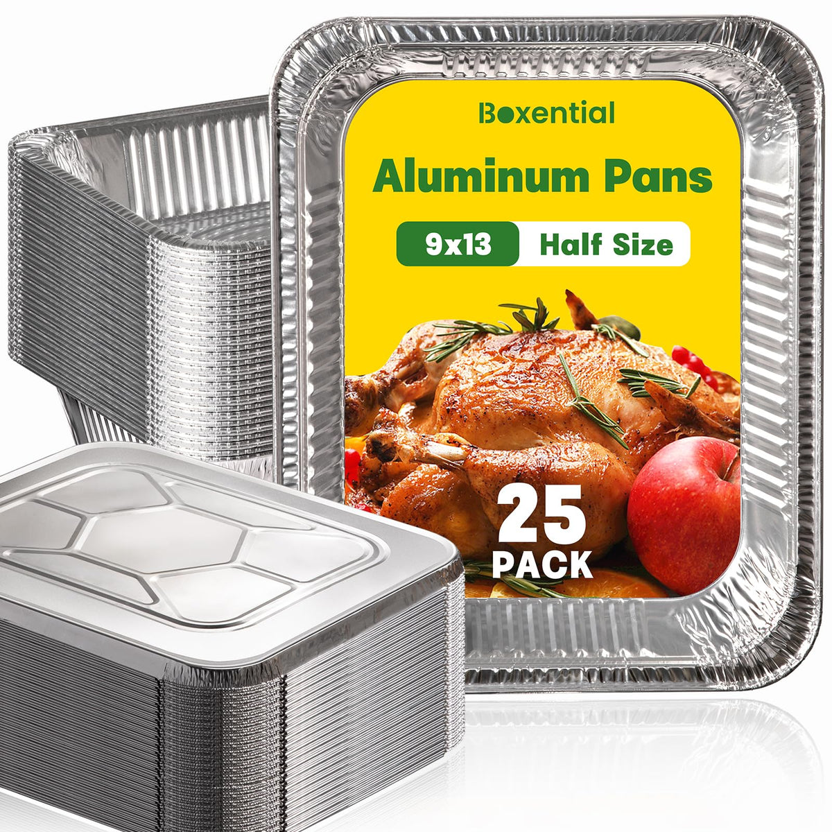 Boxential 9x13 pan with lid keeps meals secure and fresh during transport