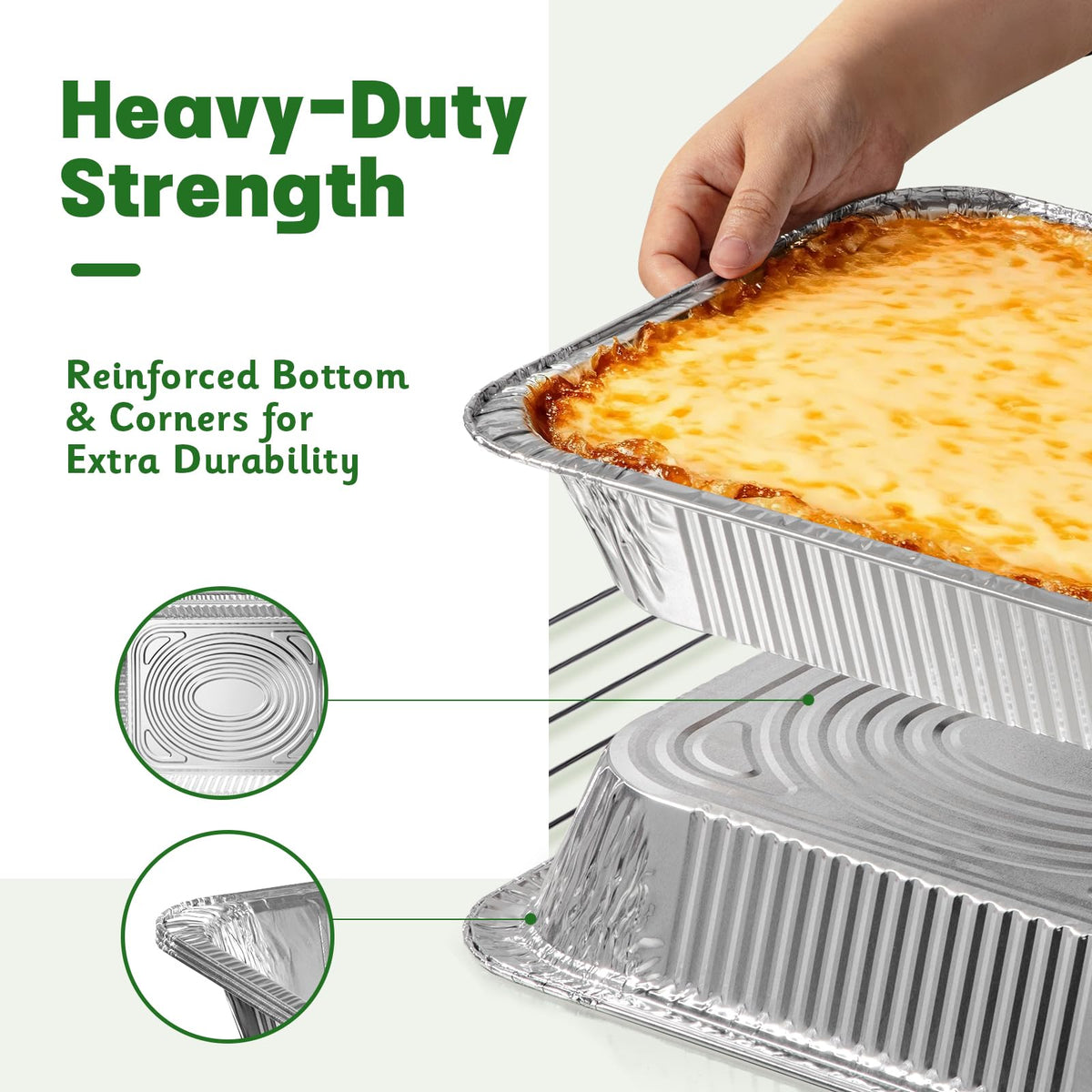 Boxential disposable pans for catering—easy cleanup after events.