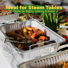 Boxential pack of 40 pans—value and convenience for big meals.