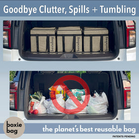 Boxiebag fold-flat feature makes storage quick when not in use