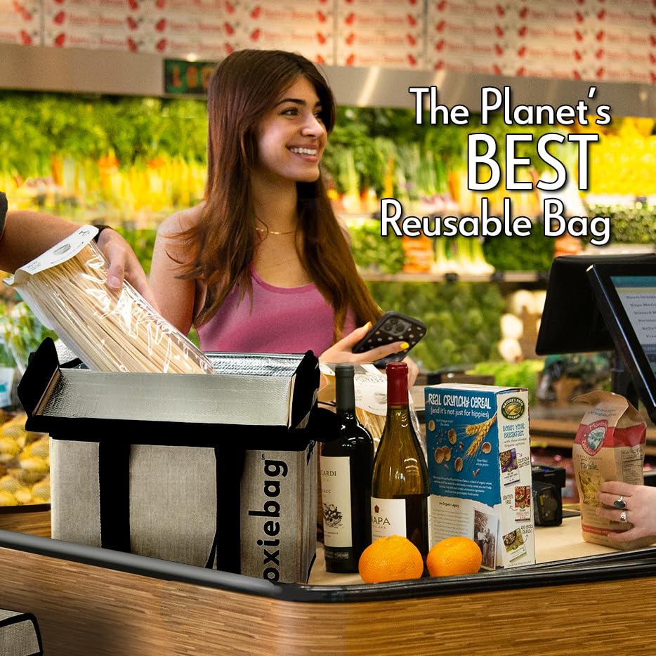Boxiebag space-saving stackable design simplifies storage in car and home
