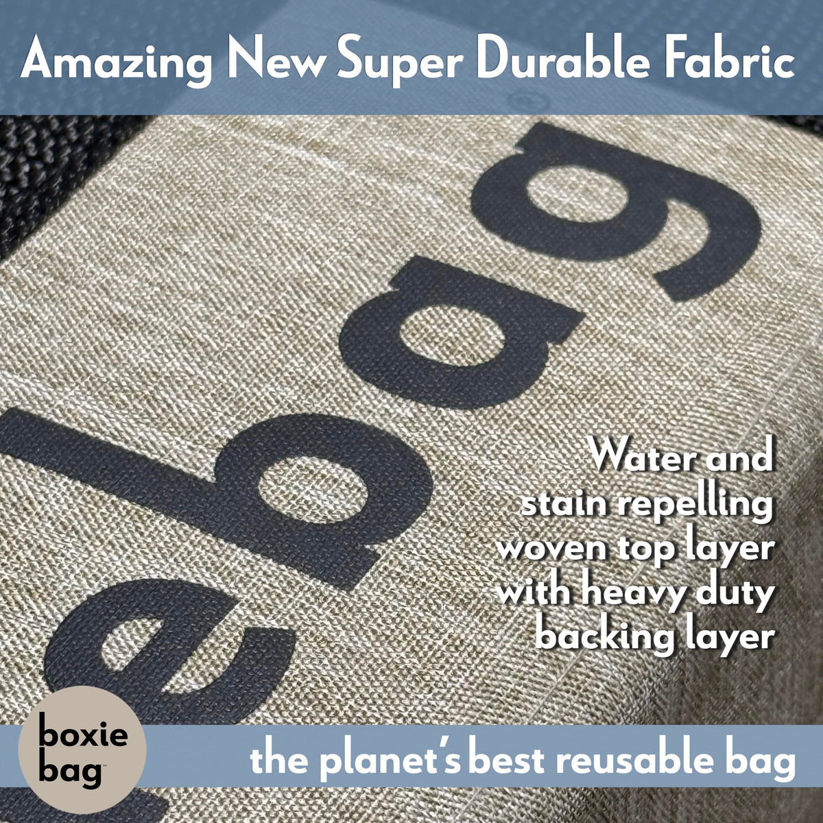 Boxiebag fully Velcro secured lid prevents spills and keeps contents secure