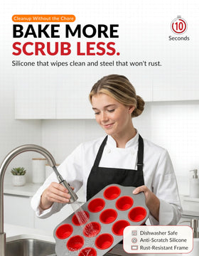Boxiki Kitchen pan is dishwasher-safe for quick cleanup