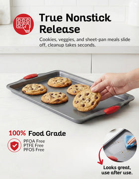 Boxiki Kitchen raised rims prevent spills during handling and transfer