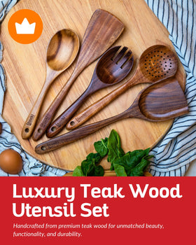 Boxiki Kitchen teak wok spatula ideal for stir-frying and scraping