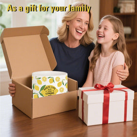 BOXJINCO gift-ready lemon decor packaging suitable for housewarmings