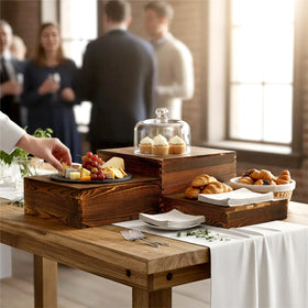BOY MCOWBOY wedding party stands add vintage flair to celebrations