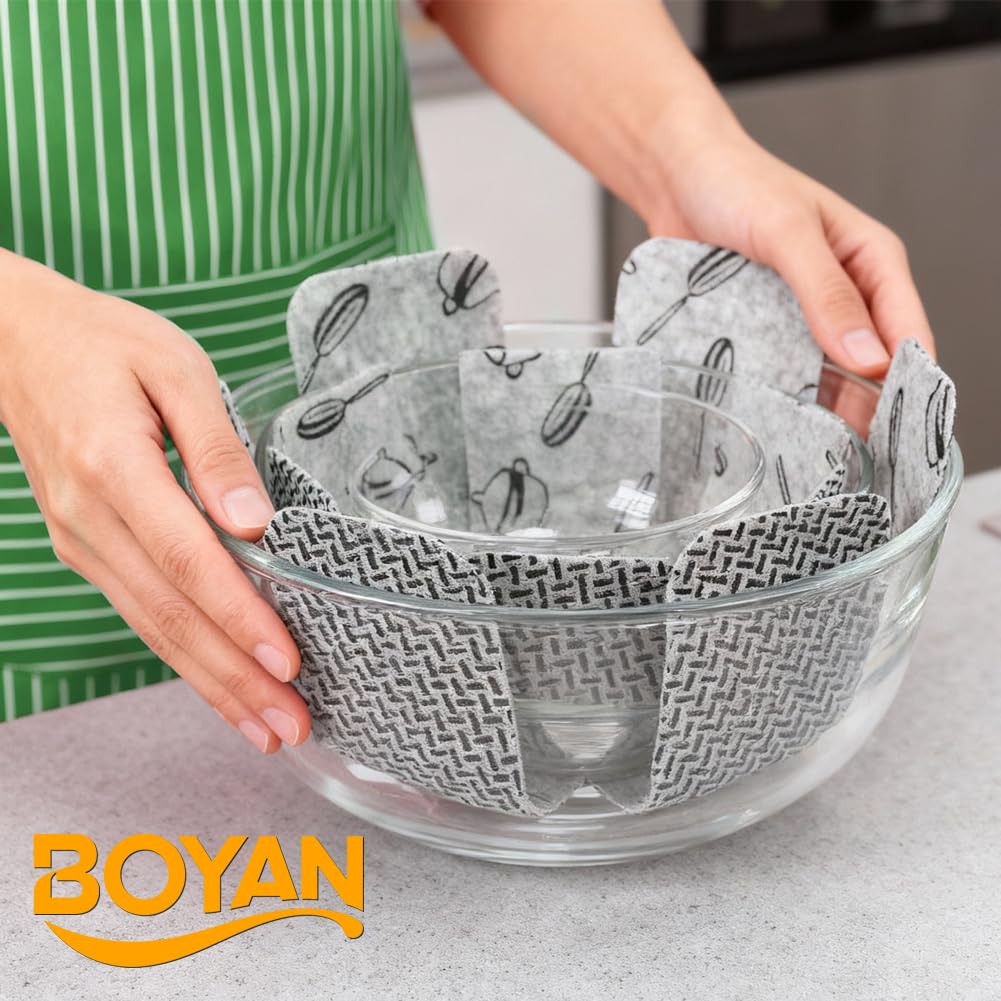 BOYAN thick felt pot separators 15in compatible with big pots to prevent contact