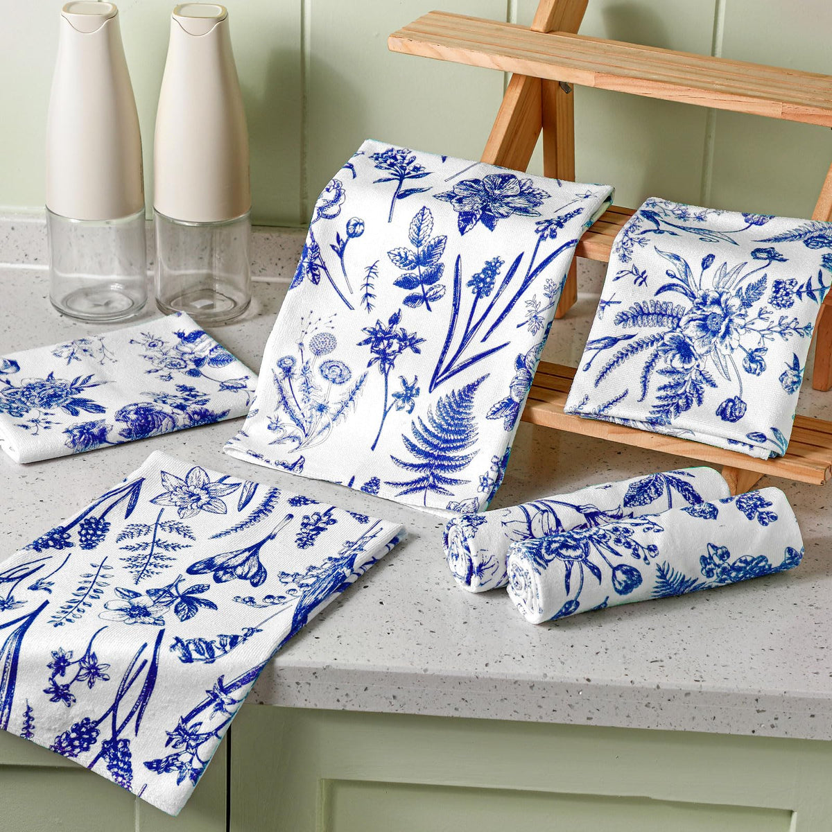 Boyiee absorbent polyester towels for spill cleanup and dish drying
