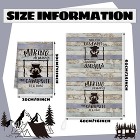 Boyiee camping towel campfire design to wipe spills after outdoor meals