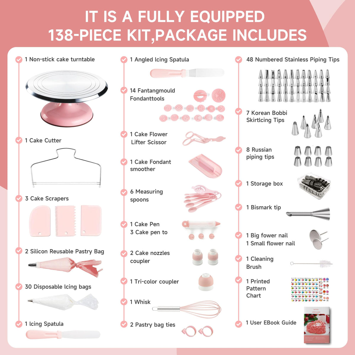 Boyun 14-base moulds to print graphics on cake surfaces