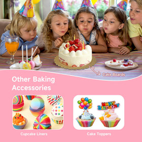 Boyun icing scrapers and tools for clean cake edges