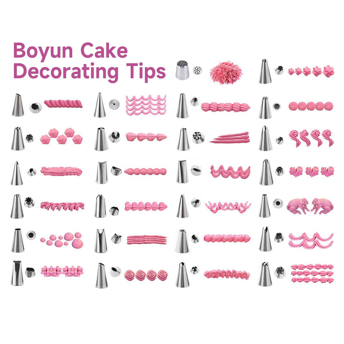 Boyun cleaning brushes help maintain hygiene and kit longevity.
