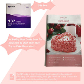 Boyun fondant molds 14pcs for custom cake patterns and decorations.