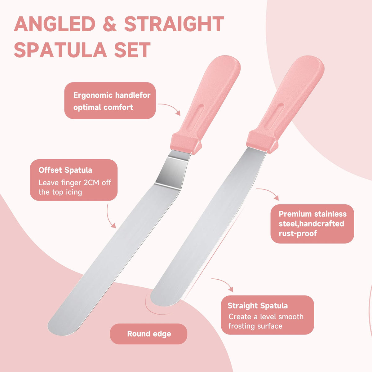 Boyun stainless steel spatulas for smoothing and leveling
