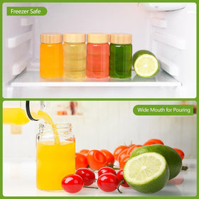 BPFY dishwasher and freezer safe bottles shown in a tidy cabinet.