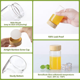 BPFY leak-proof lids with gaskets ensure spill-free travel.