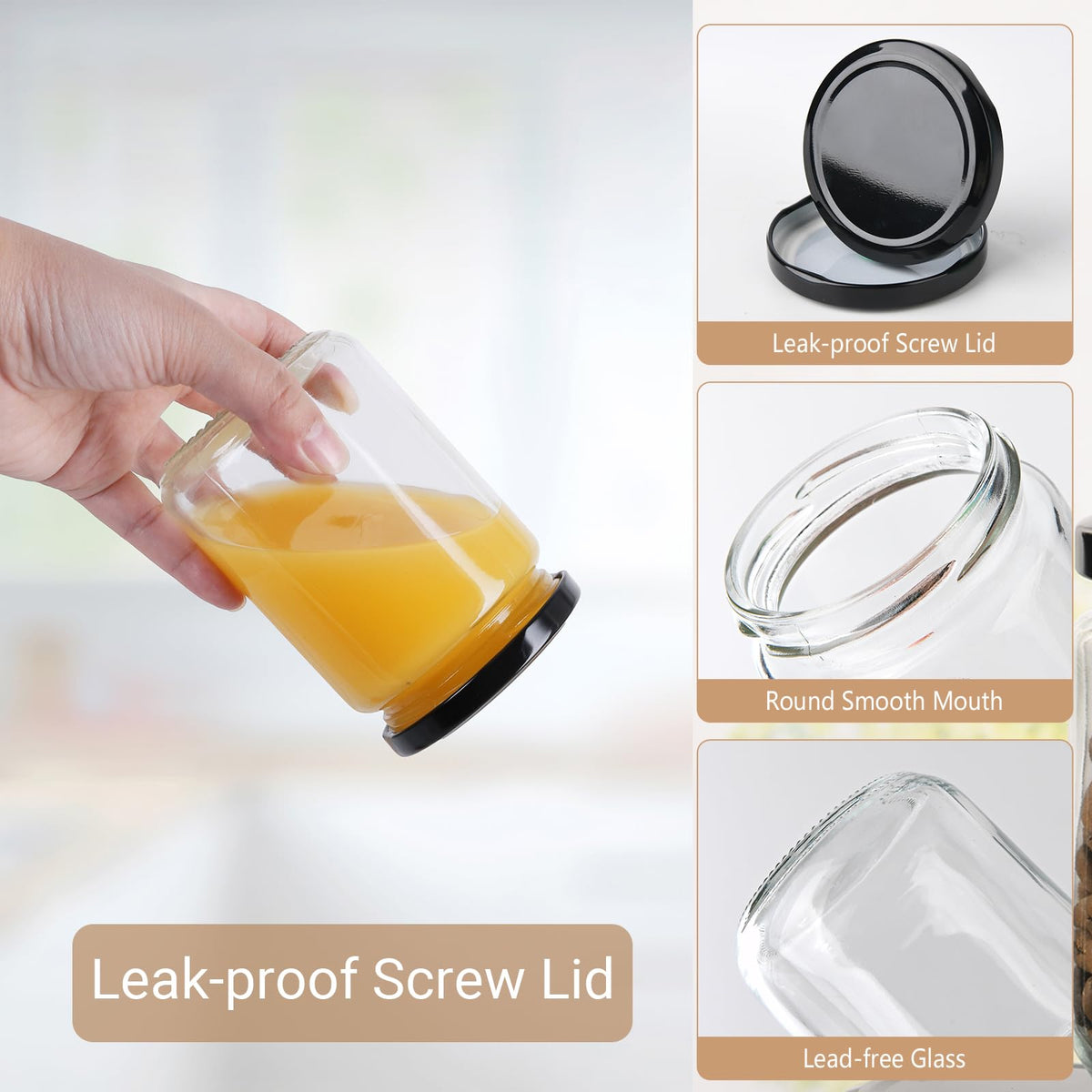 BPFY screw-cap with silicone seal provides leak-proof storage.