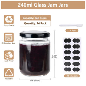 BPFY waterproof labels and pen for precise ingredient dating.