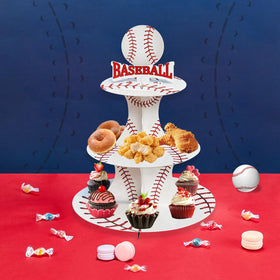 BQK durable 3-tier stand for sports party decor