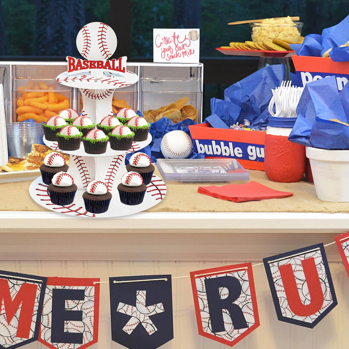 BQK baseball party decoration for memorable birthday celebrations