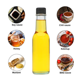 Brajttt woozy glass bottle ideal for limoncello and homemade liquids.