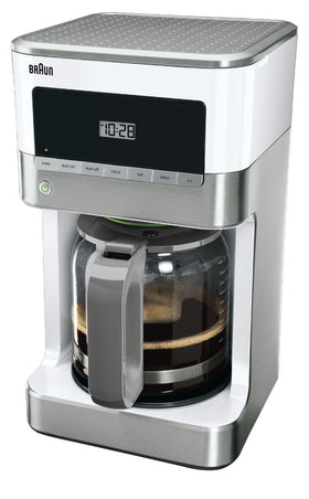 Braun BrewSense anti-drip pour spout prevents spills during brewing