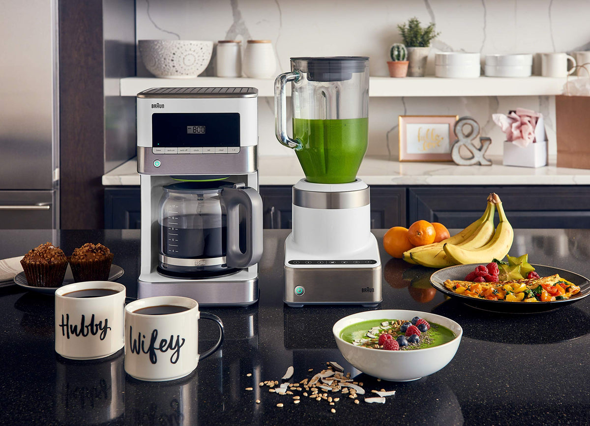 Braun BrewSense pure flavor technology maintains aroma during brewing