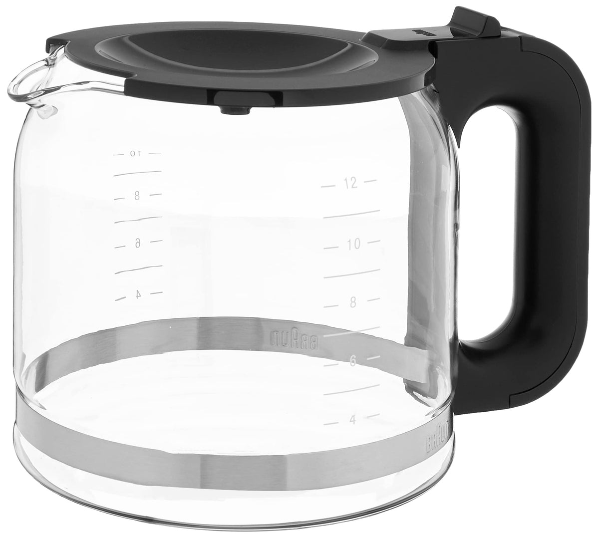 Braun BRSC005 carafe spout enables precise, drip-free pouring.