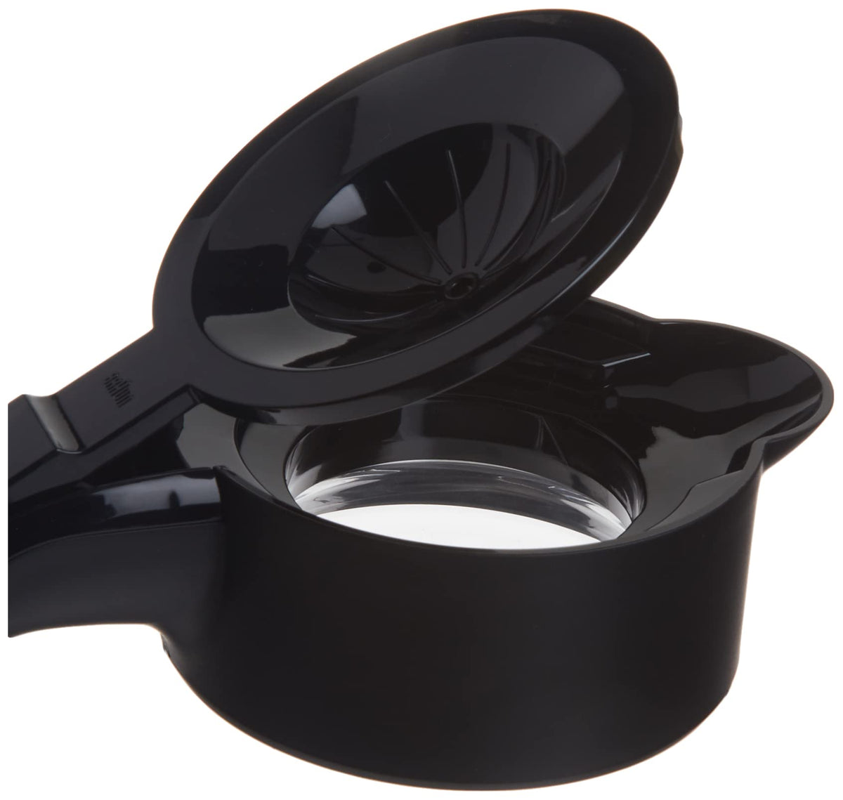 Braun BRSC008 carafe lid close-up with secure seal to keep warmth