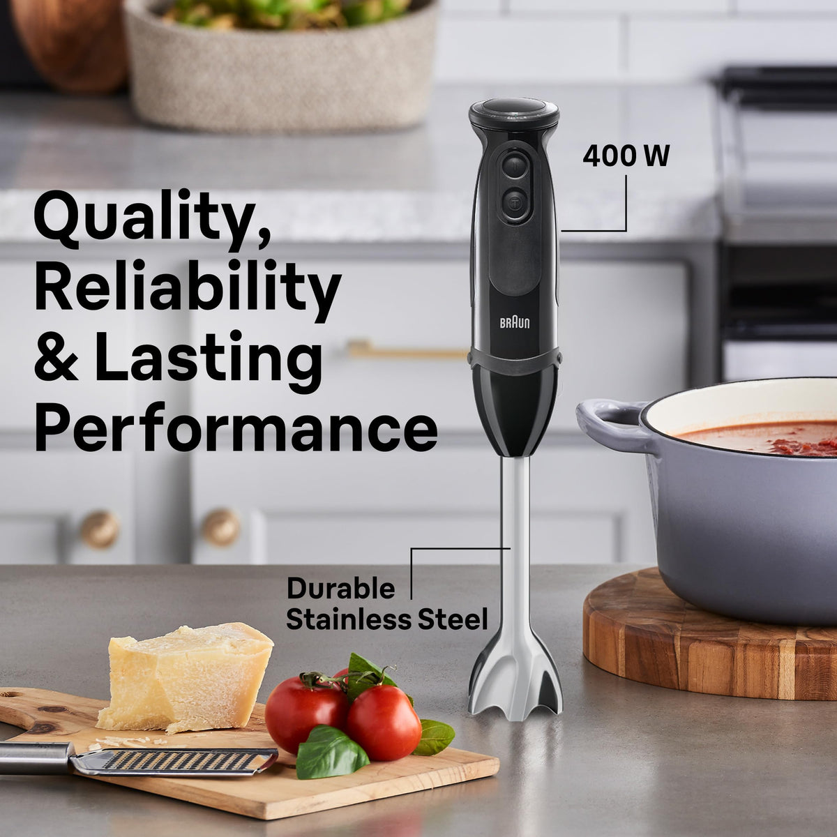 Braun MQ5000 Vario compact design fits comfortably in the hand.