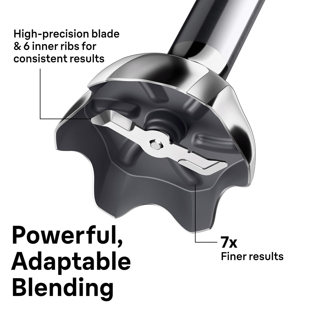 Braun MQ50001M EasyClick Plus attachments for whisking and chopping.