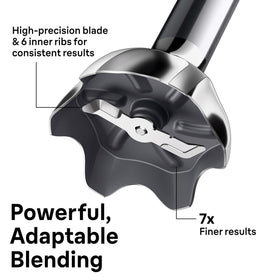 Braun MQ50001M EasyClick Plus attachments for whisking and chopping.