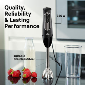 Braun MQ5025 EasyClick attachments switch with a click.